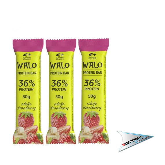 4PiuNutrition-WALO CROCKBAR (Confezione 30 barrette da 50 gr)   Fragola Cioccolato  